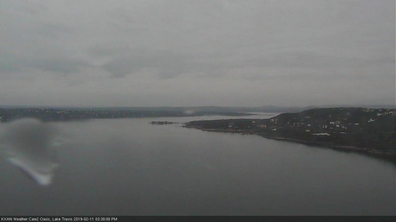 Lake Travis webcam, February 11, 2019 2:40 PM CT
