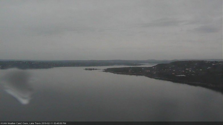 Lake Travis webcam, February 11, 2019 2:50 PM CT