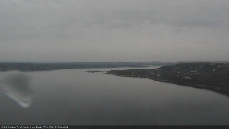 Lake Travis webcam, February 11, 2019 2:55 PM CT