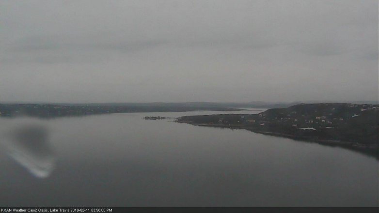 Lake Travis webcam, February 11, 2019 3:00 PM CT