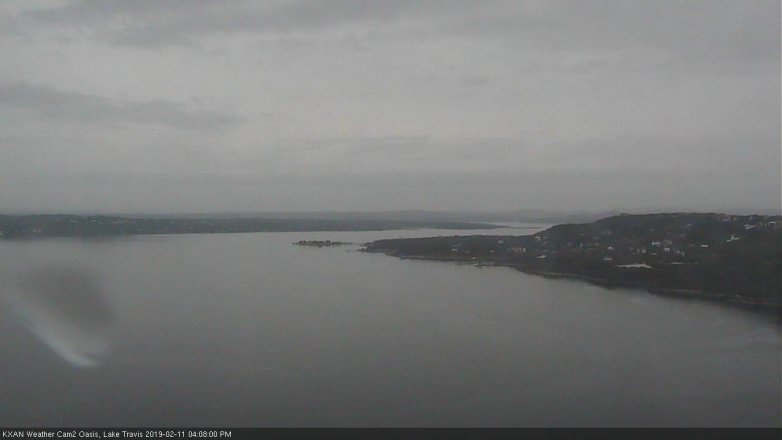 Lake Travis webcam, February 11, 2019 3:10 PM CT