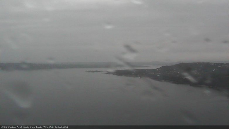 Lake Travis webcam, February 11, 2019 3:30 PM CT