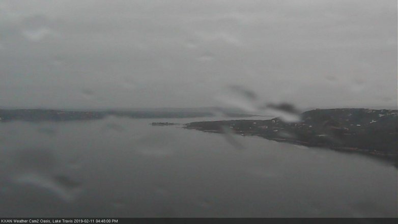 Lake Travis webcam, February 11, 2019 3:50 PM CT