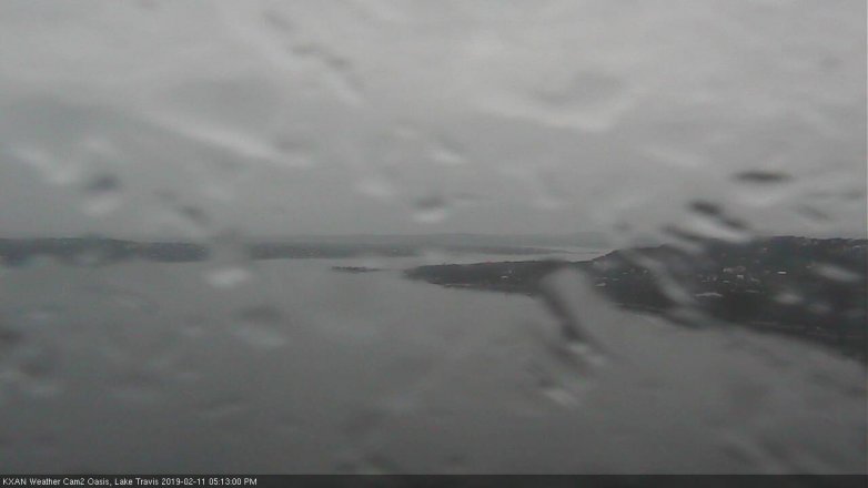 Lake Travis webcam, February 11, 2019 4:15 PM CT