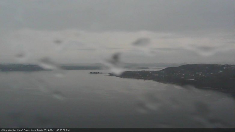 Lake Travis webcam, February 11, 2019 4:35 PM CT