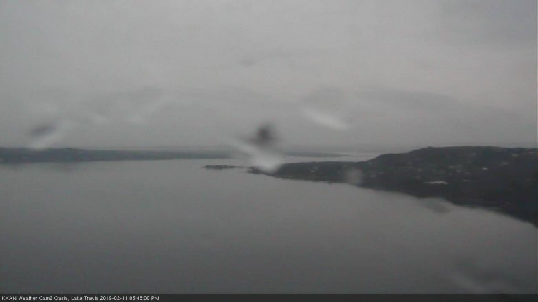 Lake Travis webcam, February 11, 2019 4:50 PM CT