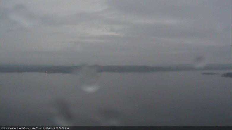 Lake Travis webcam, February 11, 2019 5:00 PM CT