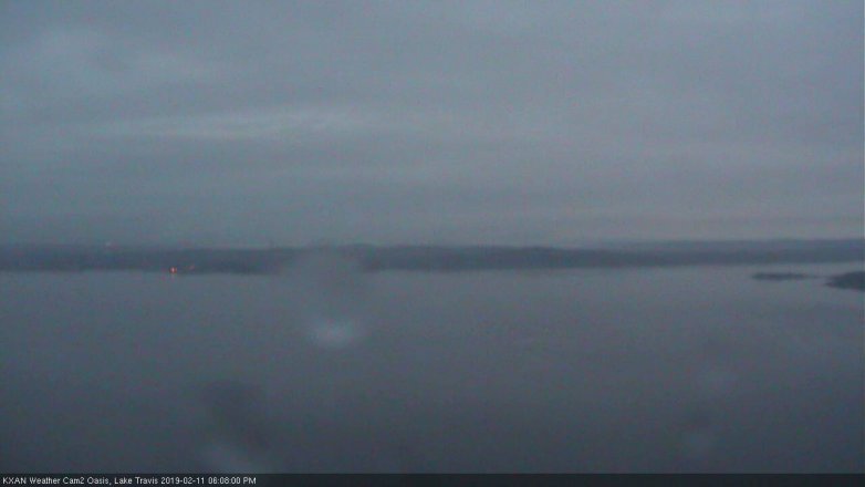 Lake Travis webcam, February 11, 2019 5:10 PM CT