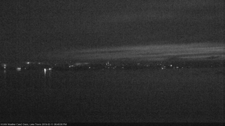 Lake Travis webcam, February 11, 2019 5:50 PM CT