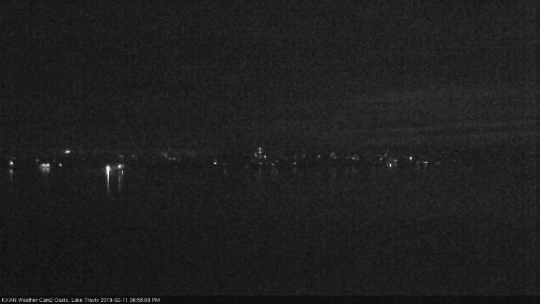 Lake Travis webcam, February 11, 2019 6:00 PM CT