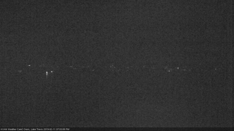 Lake Travis webcam, February 11, 2019 6:05 PM CT
