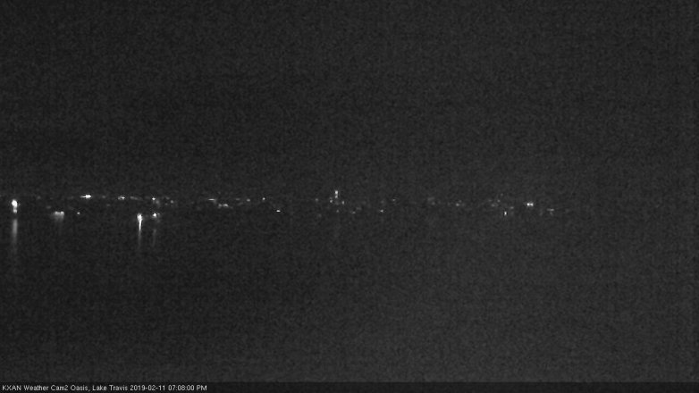 Lake Travis webcam, February 11, 2019 6:10 PM CT