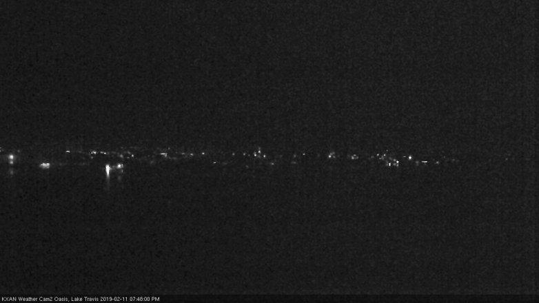 Lake Travis webcam, February 11, 2019 6:50 PM CT