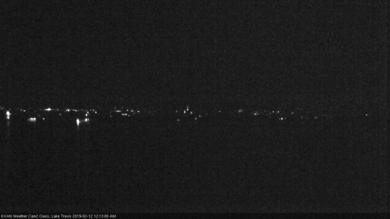 Lake Travis webcam, February 11, 2019 11:15 PM CT