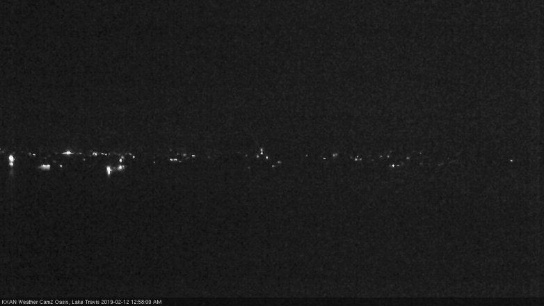 Lake Travis webcam, February 11, 2019 12:00 AM CT