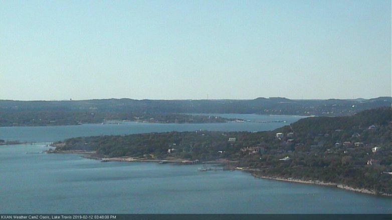 Lake Travis webcam, February 12, 2019 2:50 PM CT
