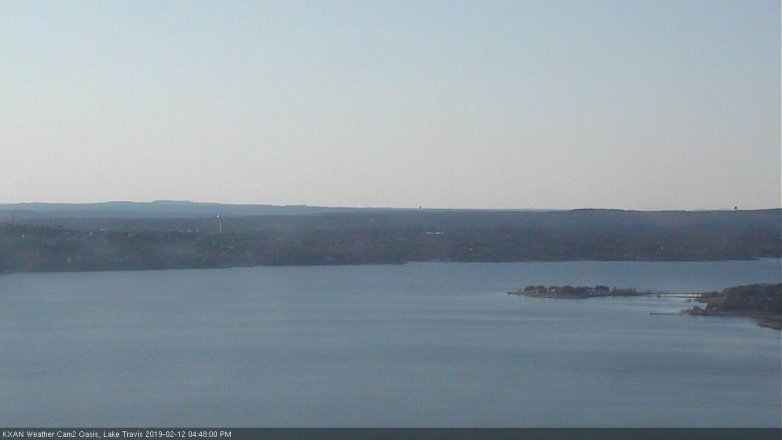 Lake Travis webcam, February 12, 2019 3:50 PM CT