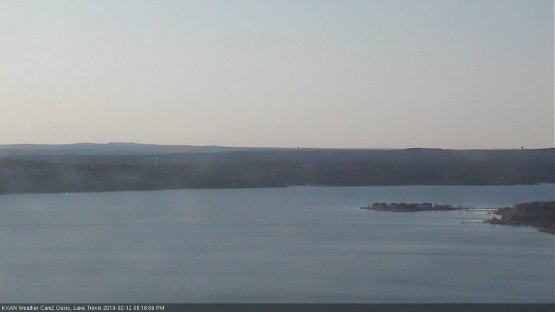 Lake Travis webcam, February 12, 2019 4:20 PM CT
