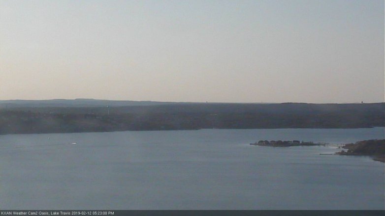 Lake Travis webcam, February 12, 2019 4:25 PM CT