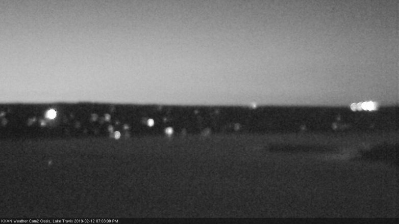 Lake Travis webcam, February 12, 2019 6:05 PM CT