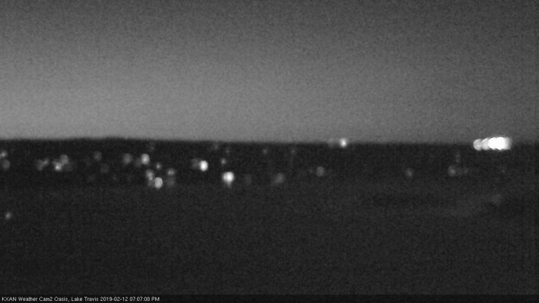 Lake Travis webcam, February 12, 2019 6:10 PM CT