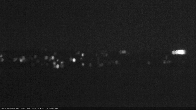 Lake Travis webcam, February 12, 2019 6:25 PM CT