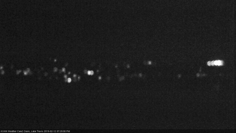 Lake Travis webcam, February 12, 2019 6:30 PM CT