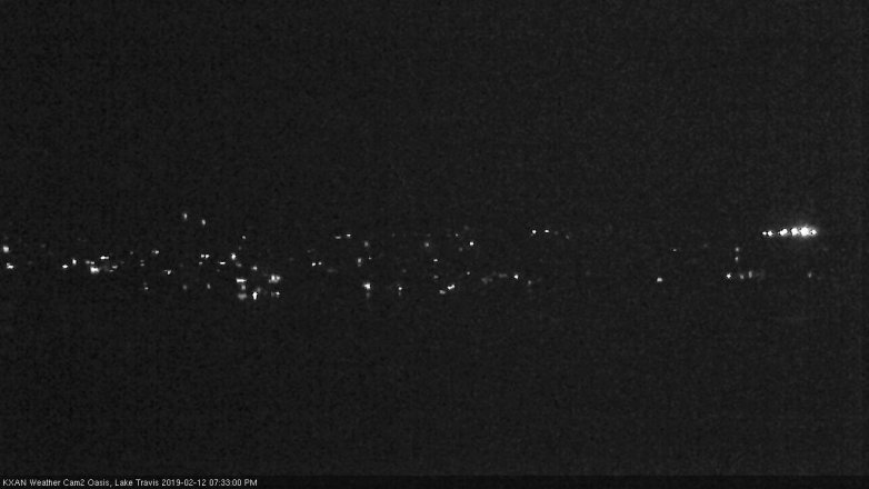 Lake Travis webcam, February 12, 2019 6:35 PM CT
