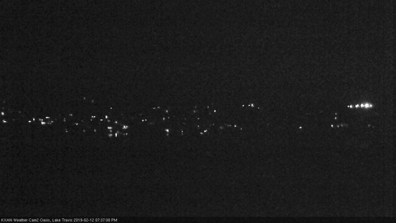 Lake Travis webcam, February 12, 2019 6:40 PM CT