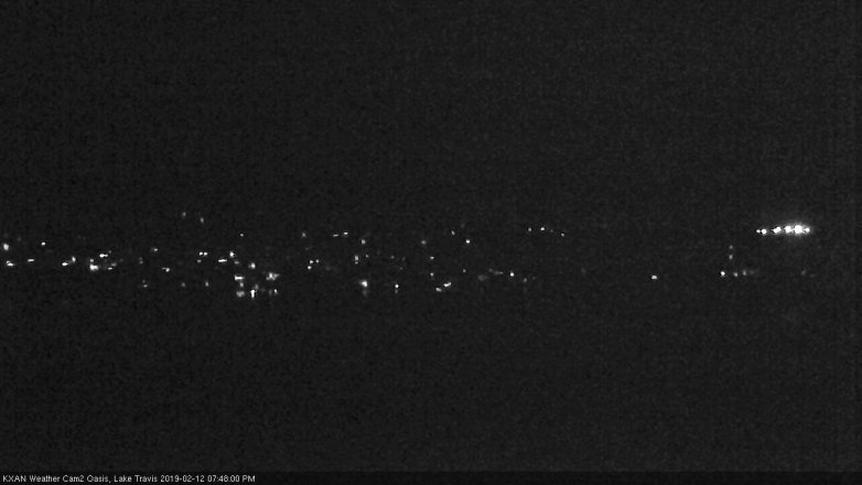 Lake Travis webcam, February 12, 2019 6:50 PM CT