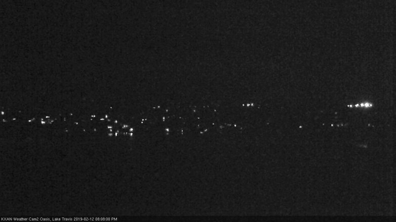 Lake Travis webcam, February 12, 2019 7:10 PM CT