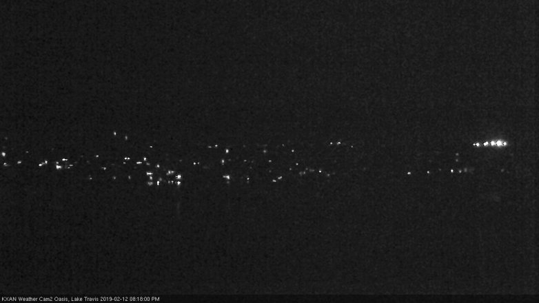 Lake Travis webcam, February 12, 2019 7:20 PM CT