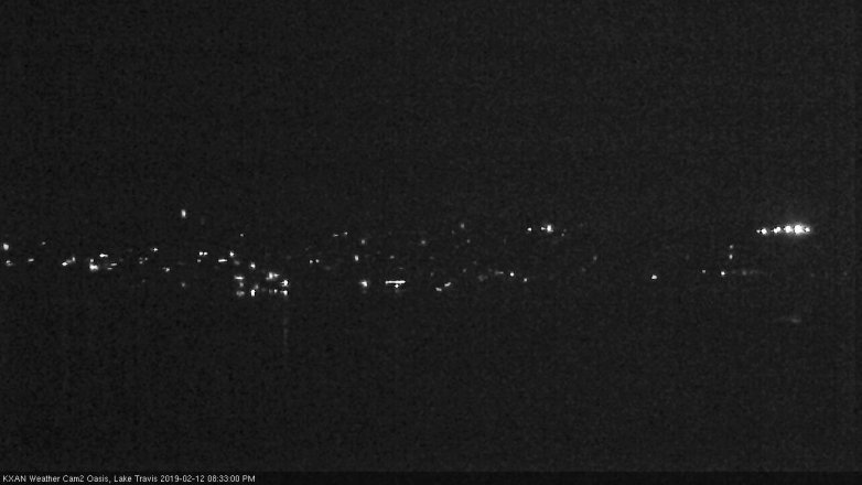 Lake Travis webcam, February 12, 2019 7:35 PM CT