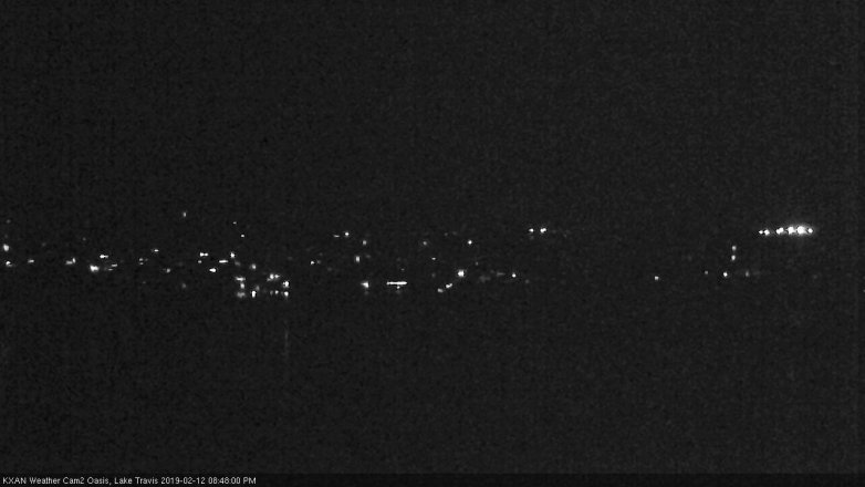 Lake Travis webcam, February 12, 2019 7:50 PM CT
