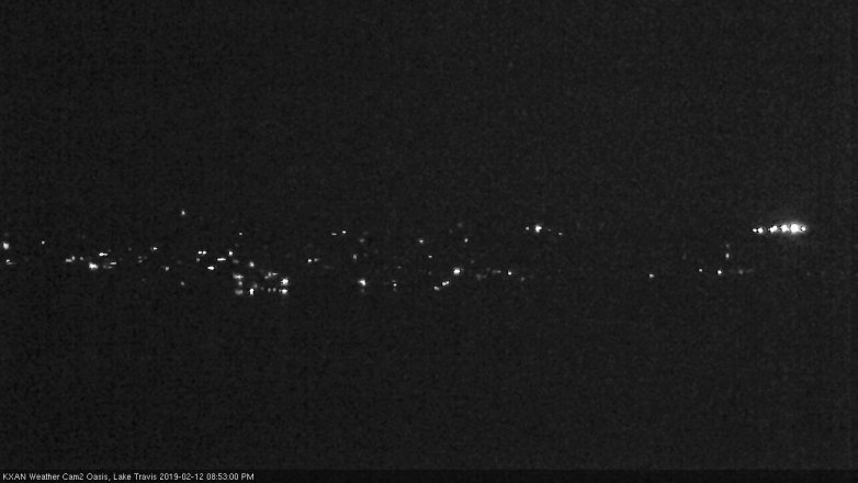 Lake Travis webcam, February 12, 2019 7:55 PM CT
