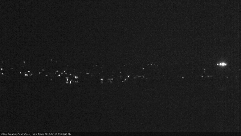 Lake Travis webcam, February 12, 2019 8:30 PM CT