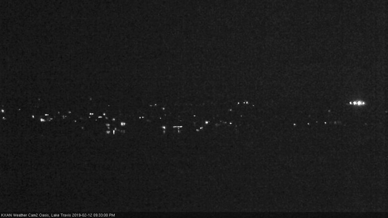 Lake Travis webcam, February 12, 2019 8:35 PM CT
