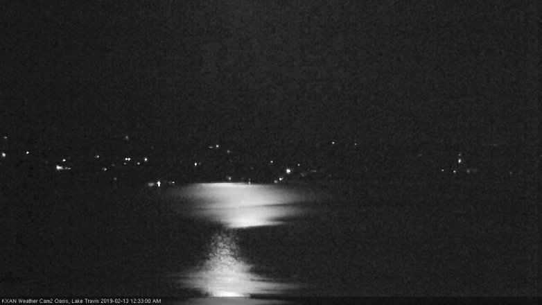 Lake Travis webcam, February 12, 2019 11:35 PM CT