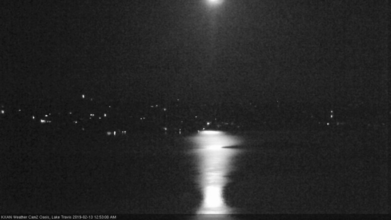 Lake Travis webcam, February 12, 2019 11:55 PM CT