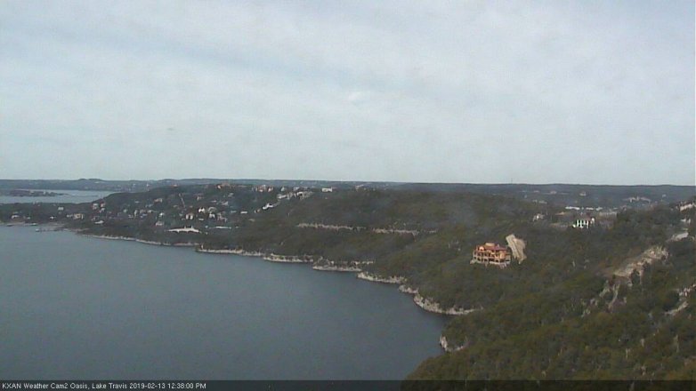 Lake Travis webcam, February 13, 2019 11:40 AM CT