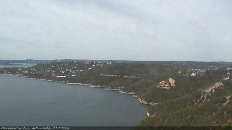 Lake Travis webcam, February 13, 2019 12:05 PM CT