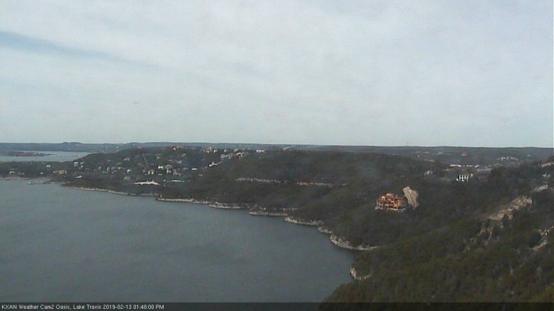 Lake Travis webcam, February 13, 2019 12:50 PM CT