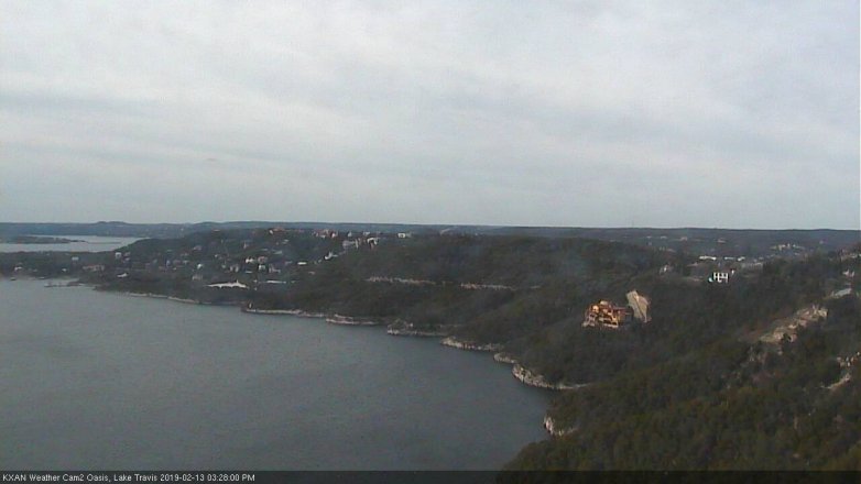 Lake Travis webcam, February 13, 2019 2:30 PM CT
