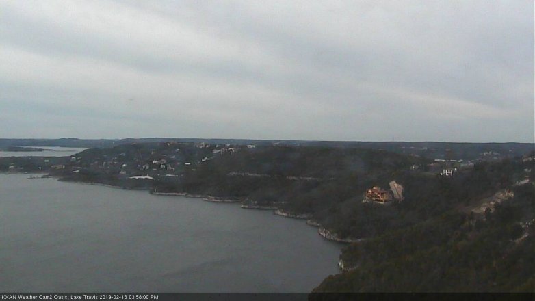 Lake Travis webcam, February 13, 2019 3:00 PM CT