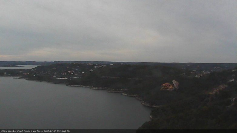 Lake Travis webcam, February 13, 2019 4:15 PM CT