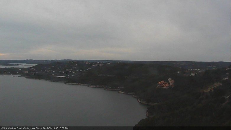 Lake Travis webcam, February 13, 2019 4:20 PM CT