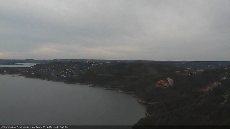 Lake Travis webcam, February 13, 2019 4:25 PM CT