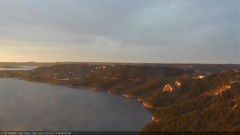 Lake Travis webcam, February 13, 2019 5:10 PM CT