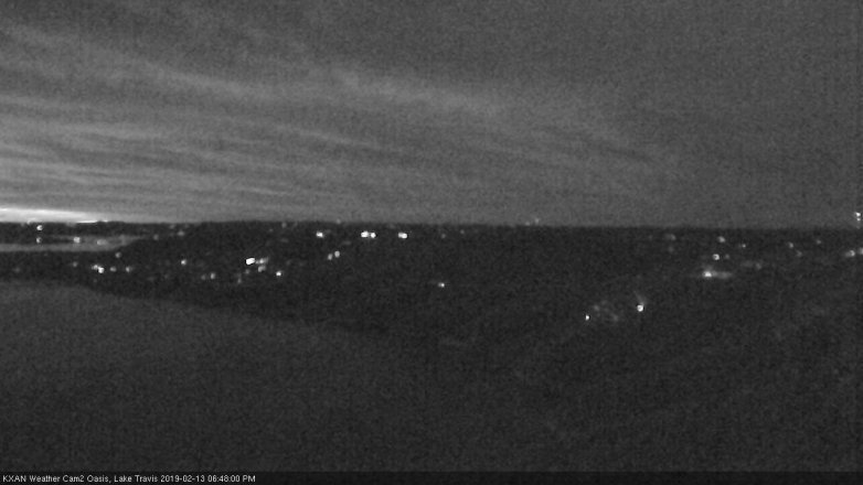 Lake Travis webcam, February 13, 2019 5:50 PM CT