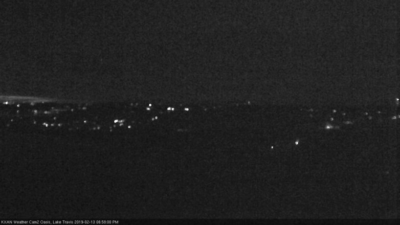 Lake Travis webcam, February 13, 2019 6:00 PM CT
